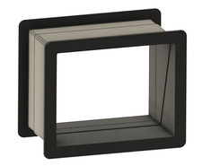 Zarge Rahmen Heimkino Wand